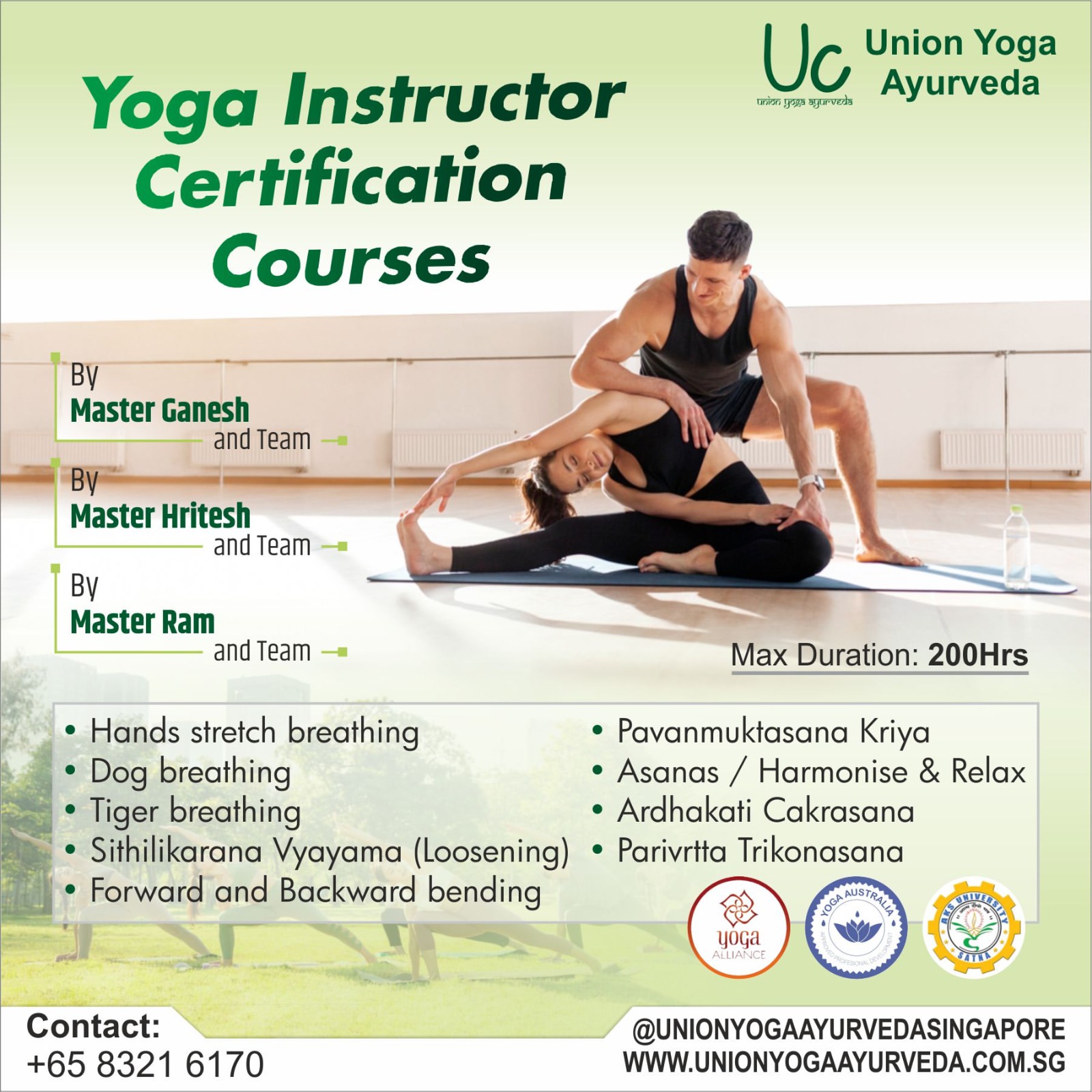 Yoga Studios in Singapore